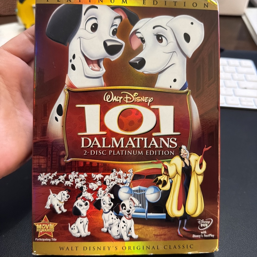 101 Dalmatians (DVD, 2008, 2-Disc Set, Platinum Edition)!